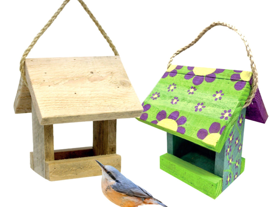 Paint your Own Wild Bird Hanging Feeder