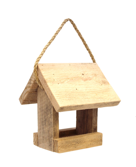 Gamma Hanging Wooden Bird Feeder