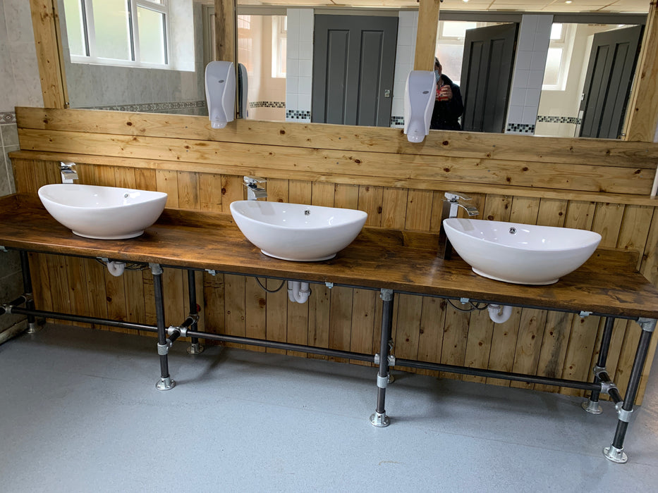 Industrial Reclaimed Sink Table Top