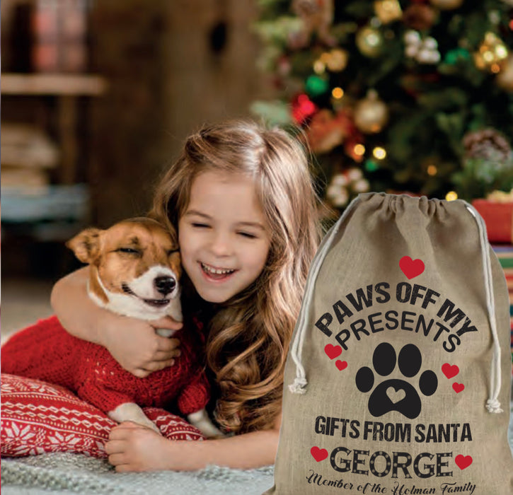 Personalised Doggie Santa Sack