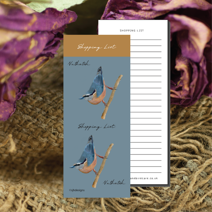 Nuthatch Magnetic Shopping Pad