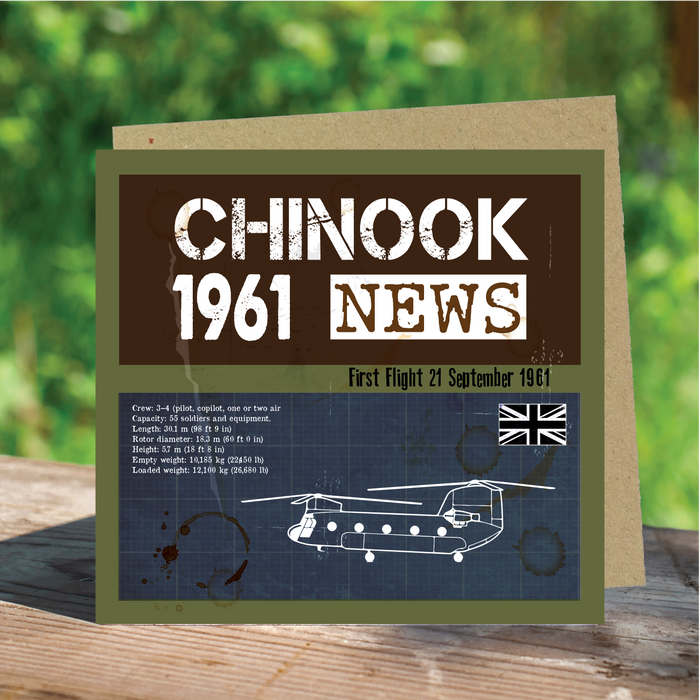 Chinook News Aviation  Greeting Card
