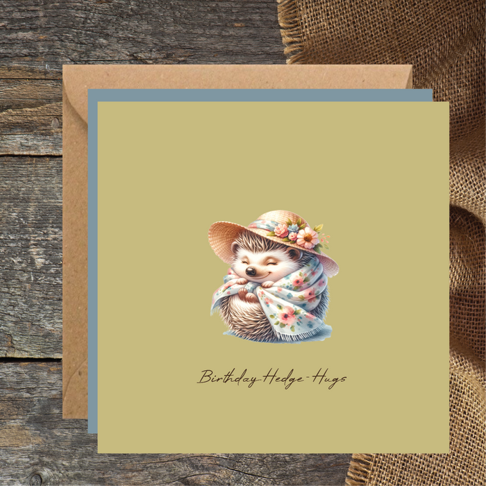 Birthday Hedge-Hugs Card