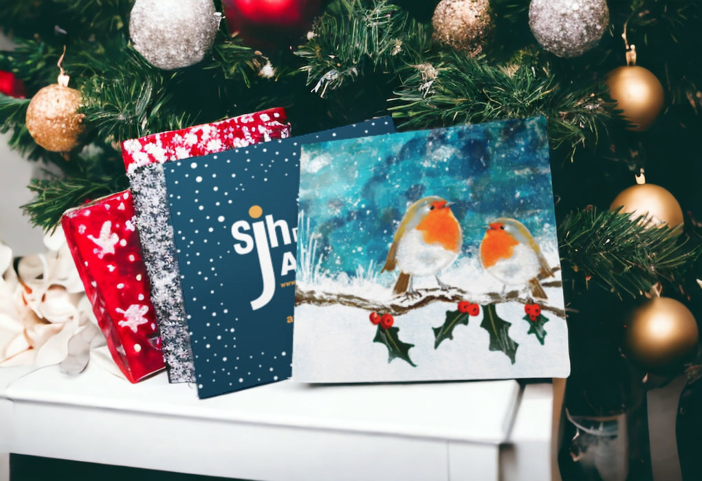 SJH Design Christmas Cards Pk of 10