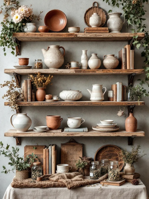 Reclaimed Timber Scaffold Board Shelf