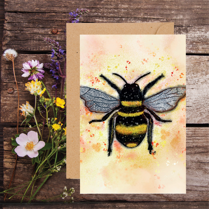 Sammys Bee Plantable Seed Card