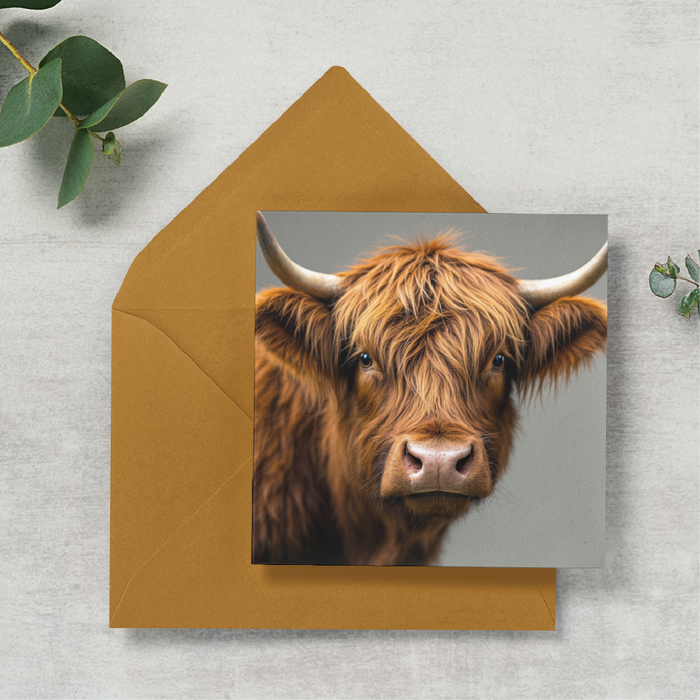 Highland Cow Portrait