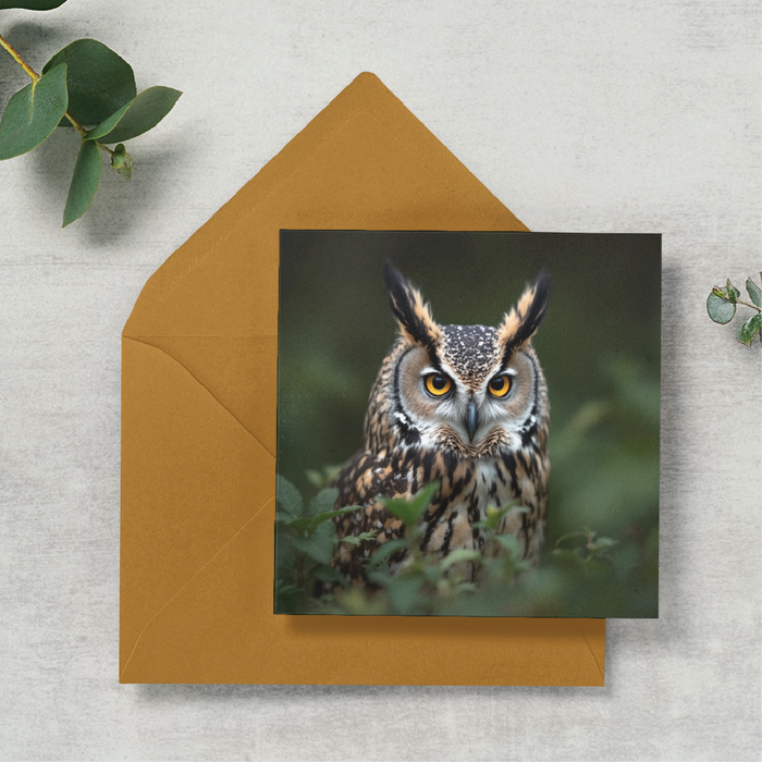 Long eared Owl close up