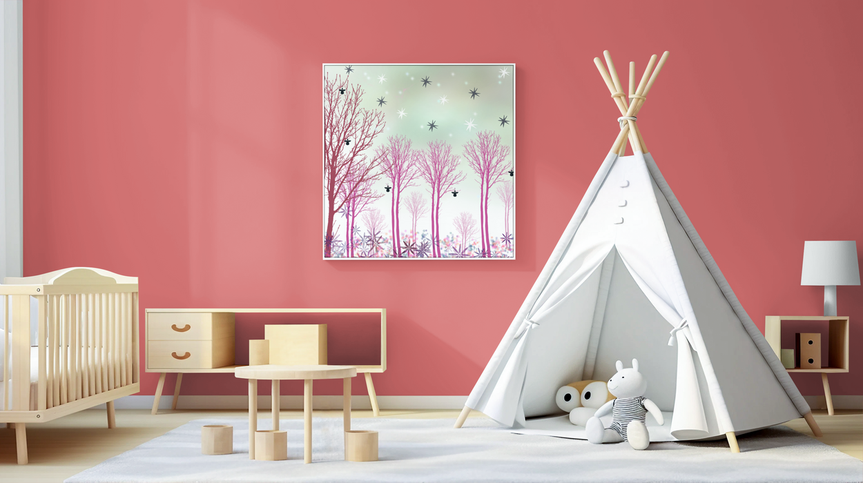 Tree Angels Abstract Room Art