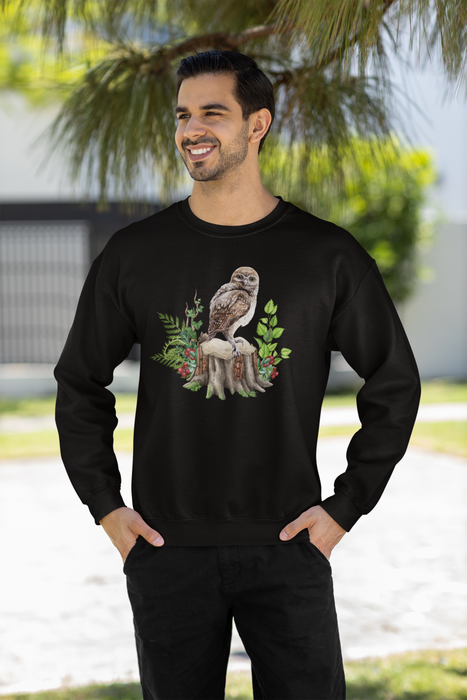 Organic Winter Owl Sweatshirt