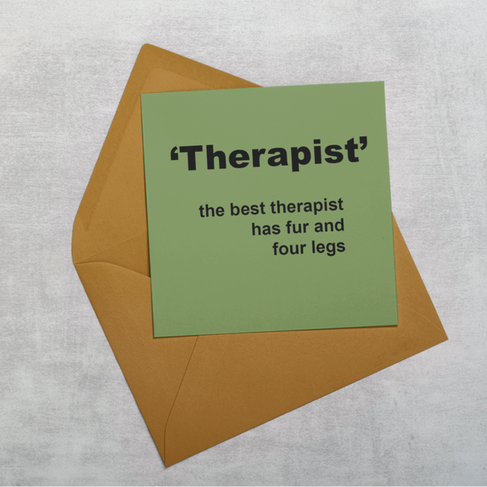 Therapist Greeting Card