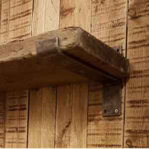 Reclaimed Timber Scaffold Board Shelf