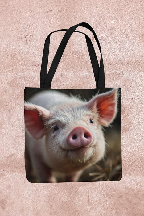 Pig Handmade Organic Tote Bag