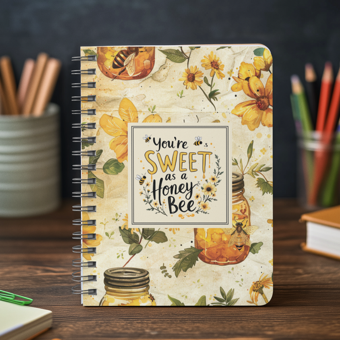 Sweet as a honey bee A5 Notebook