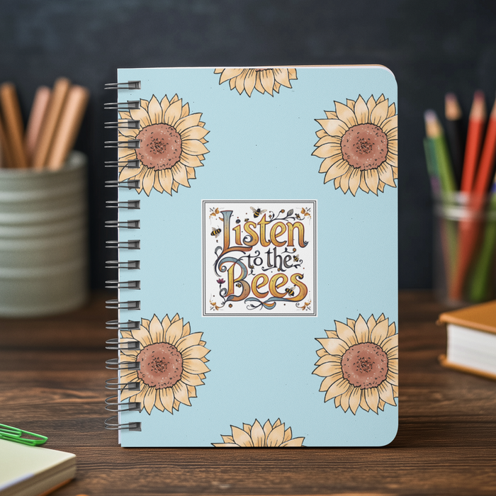 Listen to the Bees A5 Notebook