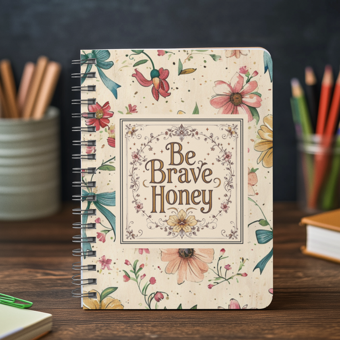 Bee Brave Honey A5 Notebook