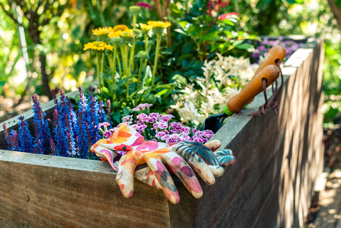 Wooden Veg, Herb and Flower Planters