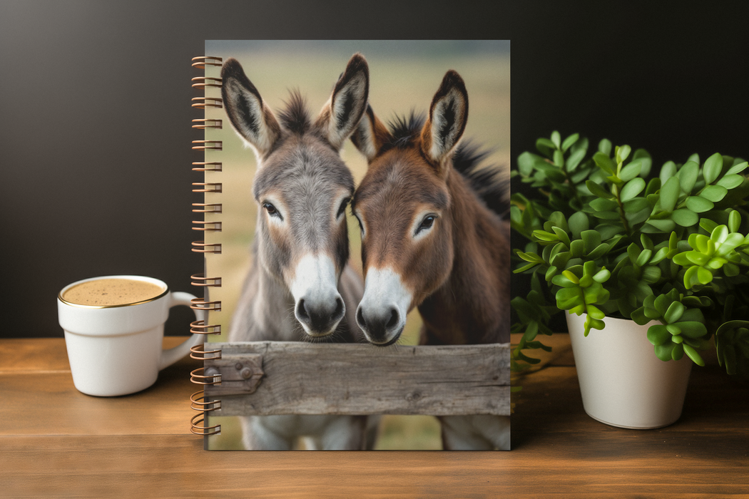 Pair of Donkeys A5 Notebook