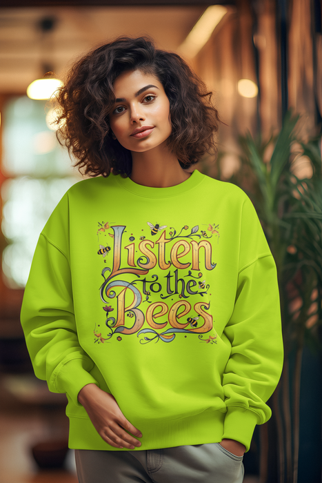 Listen to the Bees Organic Sweatshirt