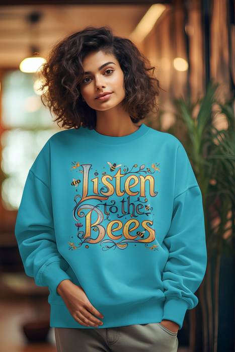 Listen to the Bees Organic Sweatshirt