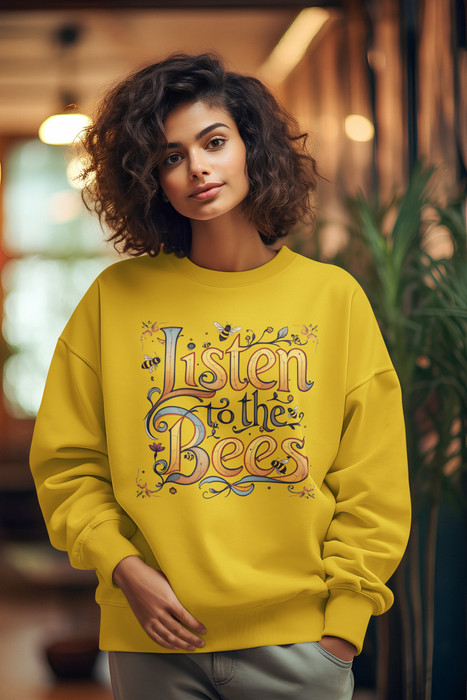 Listen to the Bees Organic Sweatshirt