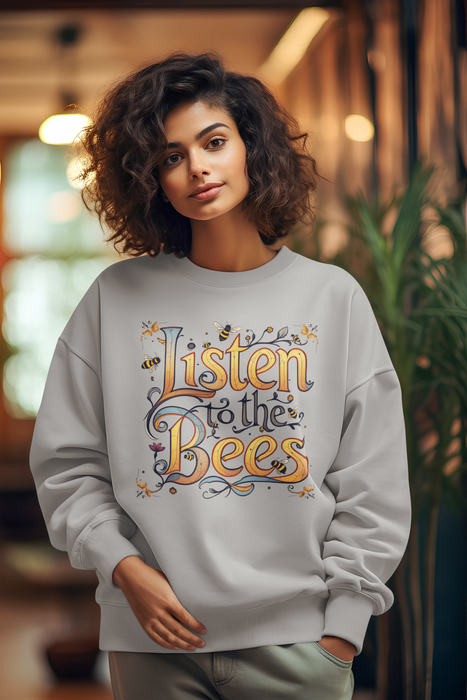 Listen to the Bees Organic Sweatshirt