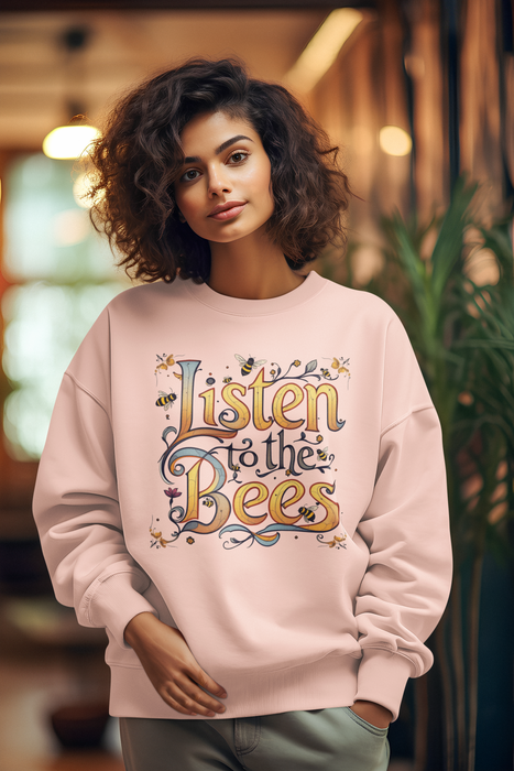 Listen to the Bees Organic Sweatshirt