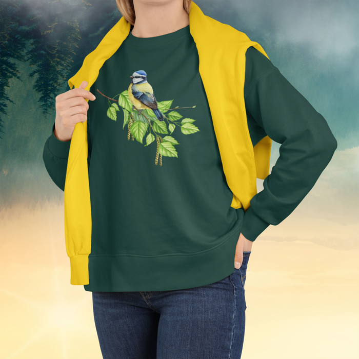 Blue Tit Organic Sweatshirt