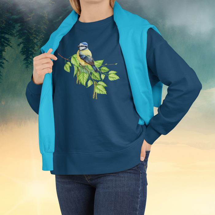 Blue Tit Organic Sweatshirt