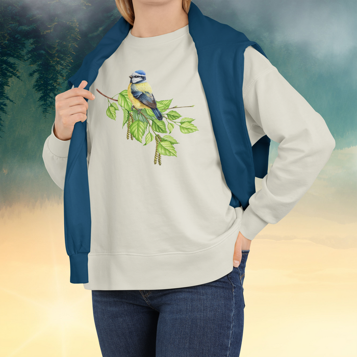 Blue Tit Organic Sweatshirt