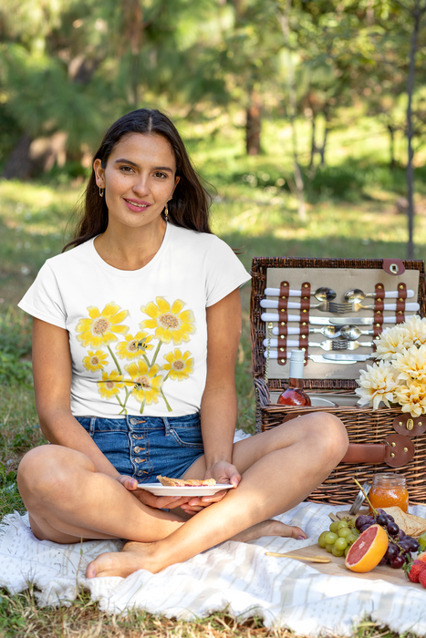 Sunflower and Bees T-Shirt