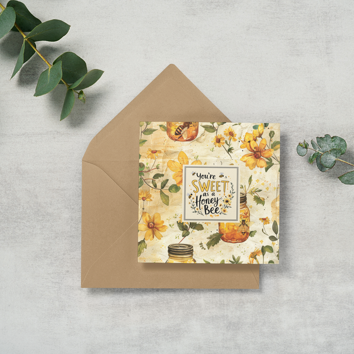 Sweet as a honey Bee Greeting Card