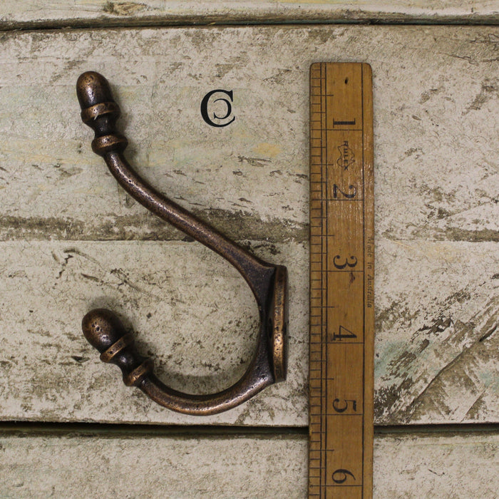 Acorn Bronzed Cast Iron Coat Hooks