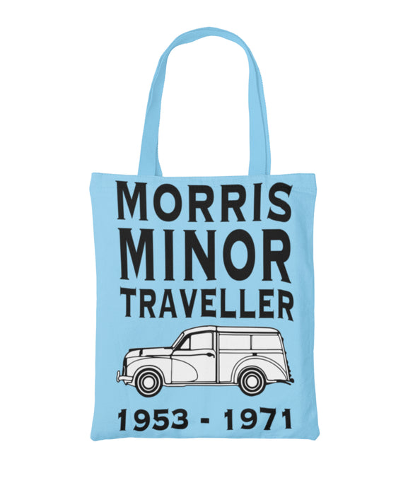 Morris Minor Traveller Classic Car Canvas Tote Bag