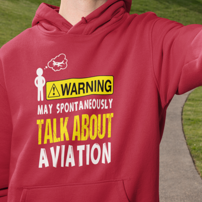 Warning Might spontaneously talk about flying Hoodie