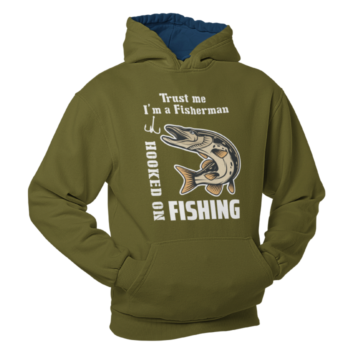 Trust me I’m a fisherman, Fishing Humour Hoodie