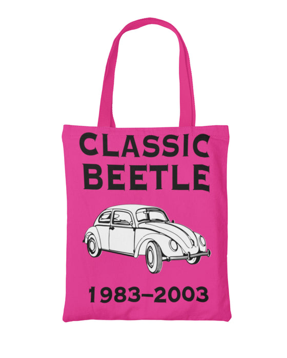 Classic Beetle, Classic Car Canvas Tote Bag