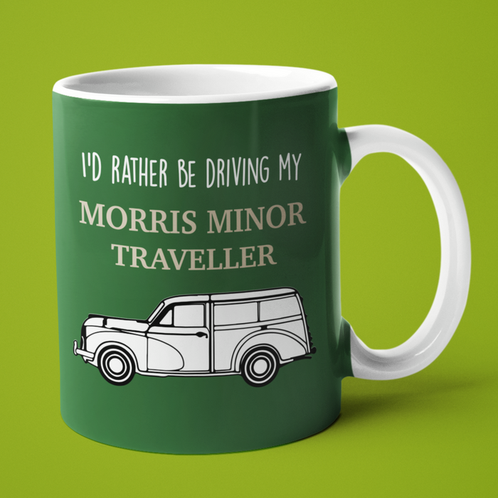 I’d rather be driving my Morris Minor Traveller Mug