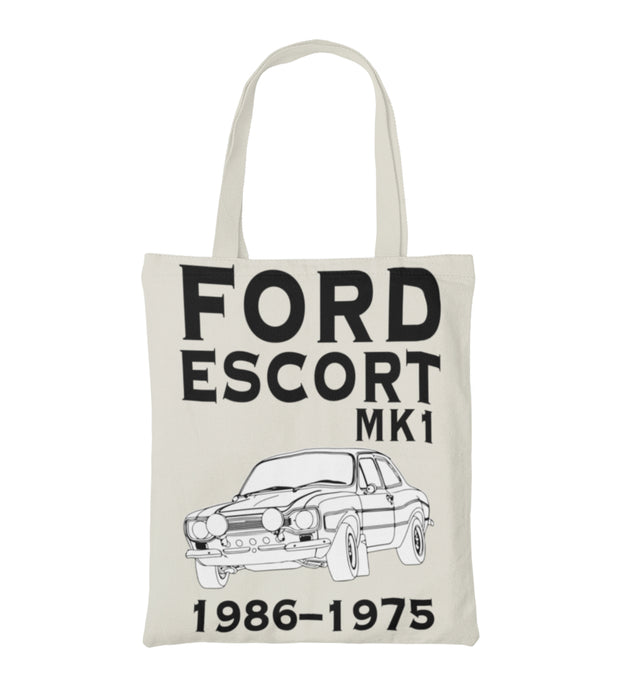 Ford Escort, Classic Car Canvas Tote Bag