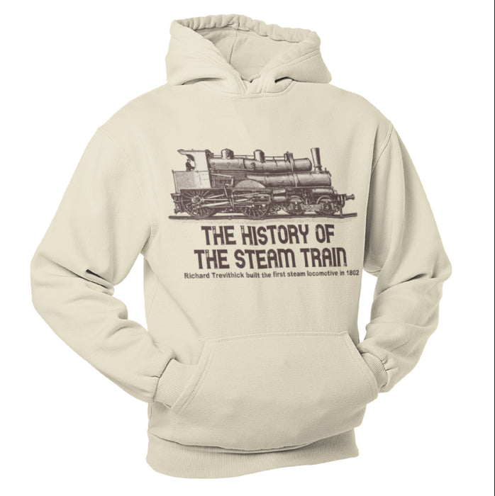 The History of Steam Trains, Train Humour Hoodie