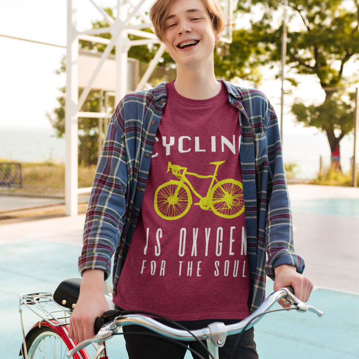 CY013 Cycling is the oxygen for the soul T-Shirt