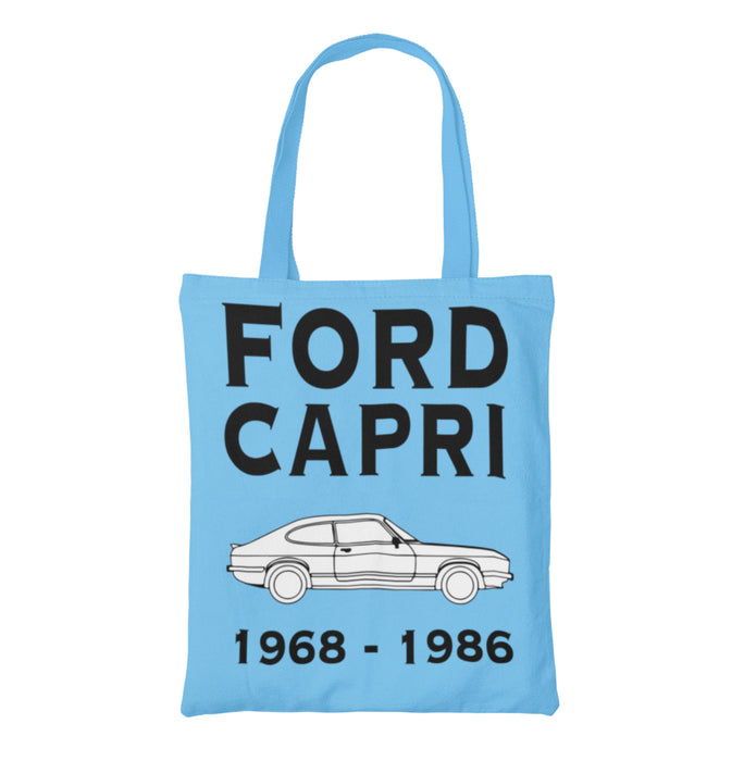Ford Capri Classic Car Canvas Tote Bag