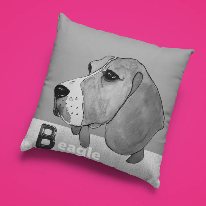 B for Beagle Cushion