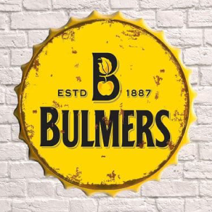 Bulmers Giant 30cm Bottle Top Wall Sign