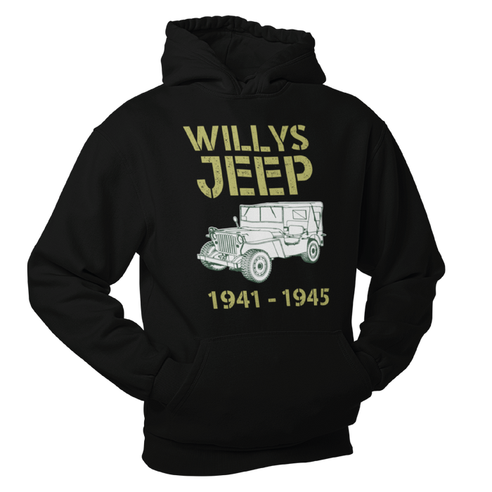 Willys Jeep Classic Car Hoodie