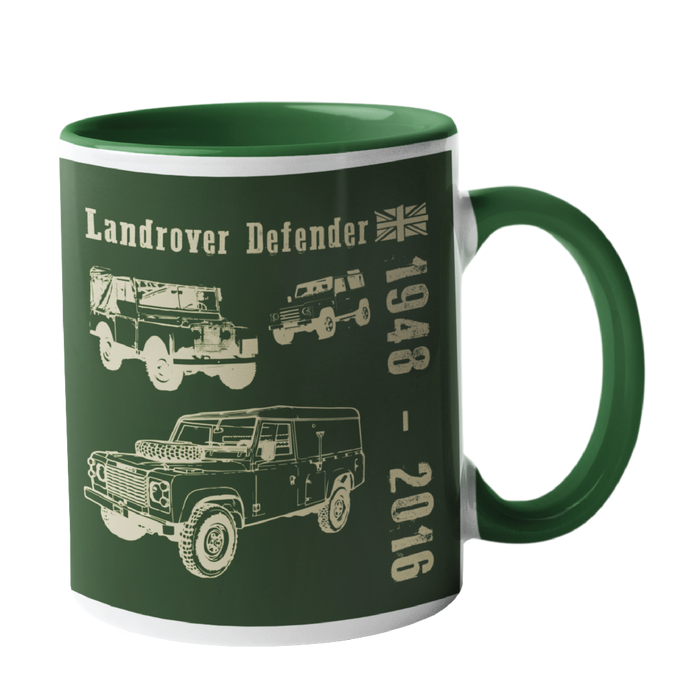 Landrover Defender, Classic Car Mug