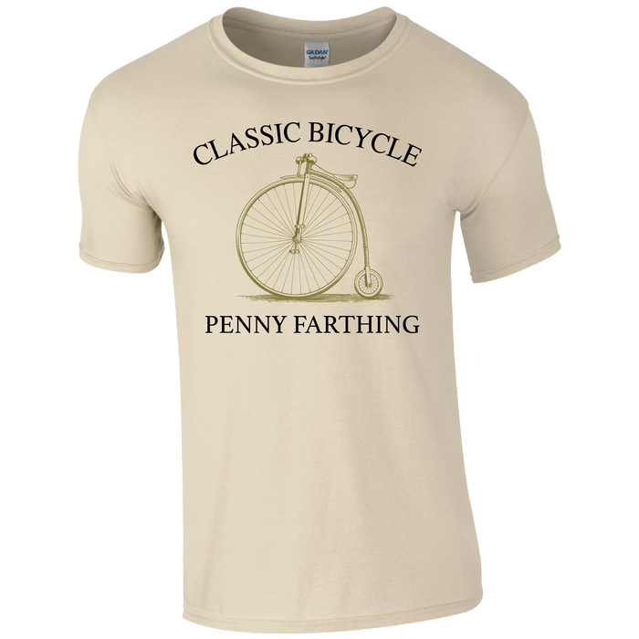 CY002 Classic Bicycle Penny Farthing T-shirt