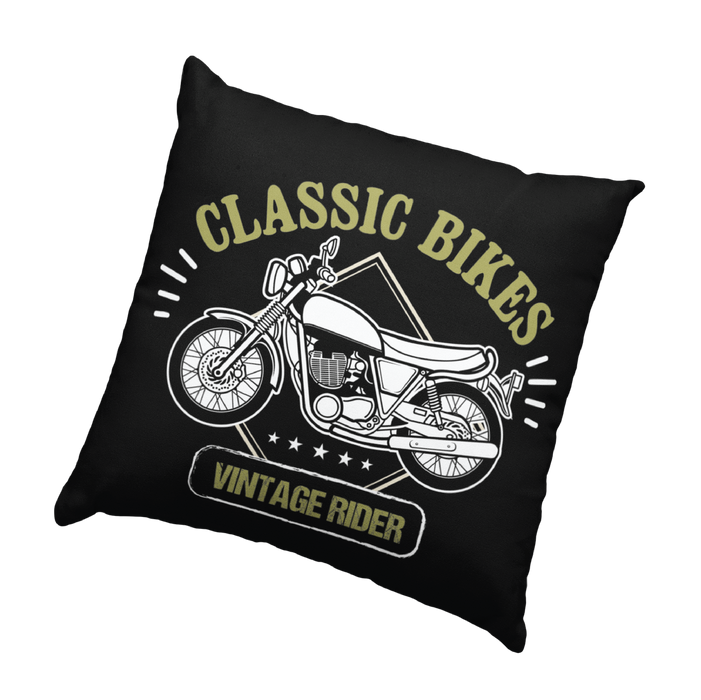 Classic Biker Motorbike Cushion
