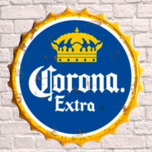 Corona Extra Giant 30cm Bottle Top Wall Sign