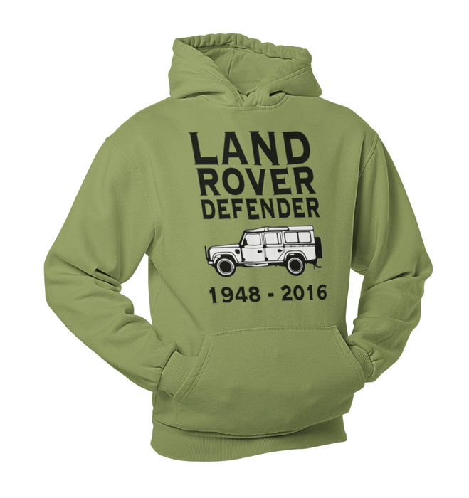 Land Rover Defender Classic Car Hoodie